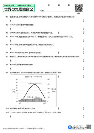 世界の気候総合.2（問題）