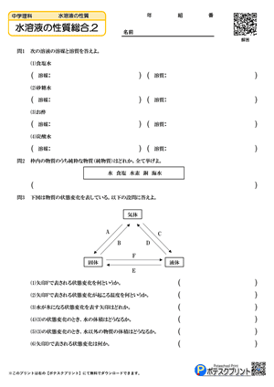 水溶液の性質総合.2（問題）