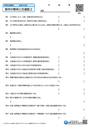 都市の繁栄と交通路.2(問題)