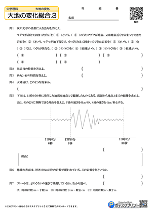 大地の変化総合.3(問題)